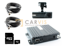 Комплект видеонаблюдения для такси, служебного транспорта и ЧОП (ГБР) (стандарт)