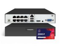 Комплект облачного видеонаблюдения TR-Lite 1110-8P + Cloud 2000 (Bridge)