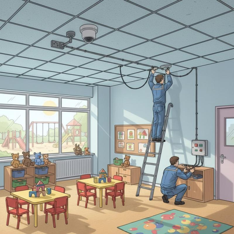 Установить видеонаблюдение в детском саду заказать в Вичуге, цена, интернет магазин cameralook