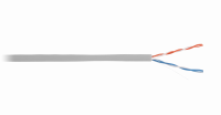 CCA-UU002-5-PVC-GY Кабель U/UTP 2 пары, Кат.5, CCA, внутренний, PVC, 305м