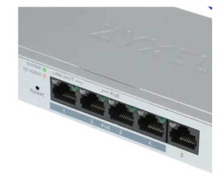 Коммутатор управляемый ZYXEL GS1200-5HPV2-EU0101F