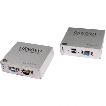 Комплект TA-VKM/3+RA-VKM/3 для передачи VGA/клавиатура/мышь на расстояние до 100 м Комплект TA-VKM/3+RA-VKM/3 для передачи VGA/клавиатура/мышь на расстояние до 100 м