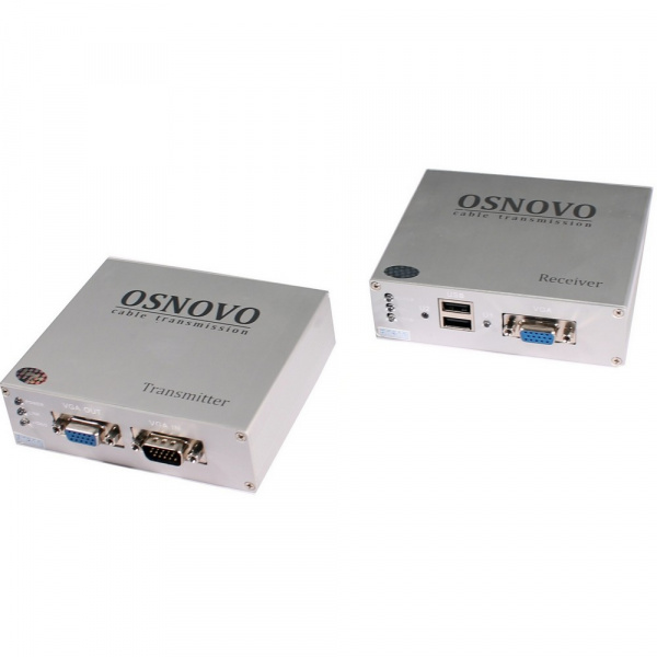 Комплект TA-VKM/3+RA-VKM/3 для передачи VGA/клавиатура/мышь на расстояние до 100 м Комплект TA-VKM/3+RA-VKM/3 для передачи VGA/клавиатура/мышь на расстояние до 100 м