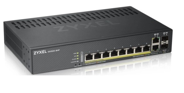 Коммутатор управляемый ZYXEL GS1920-8HPV2-EU0101F