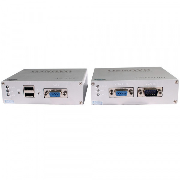 Комплект TA-VKM/3+RA-VKM/3 для передачи VGA/клавиатура/мышь на расстояние до 100 м Комплект TA-VKM/3+RA-VKM/3 для передачи VGA/клавиатура/мышь на расстояние до 100 м